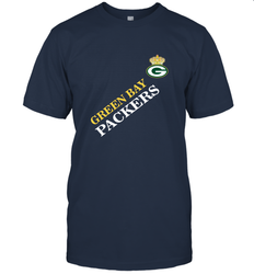 NFL Green Bay Packers Logo with Champion Crown Men's T-Shirt