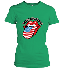 Mens The Rolling Stones USA Tongue Women's T-Shirt Women's T-Shirt - belovedtshirt