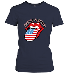 Mens The Rolling Stones USA Tongue Women's T-Shirt