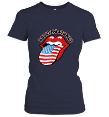 Mens The Rolling Stones USA Tongue Women's T-Shirt Women's T-Shirt - belovedtshirt