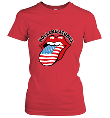 Mens The Rolling Stones USA Tongue Women's T-Shirt Women's T-Shirt - belovedtshirt