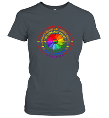 Rainbow Black Lives Matter Science LGBT Pride Flower Women's T-Shirt Women's T-Shirt - belovedtshirt