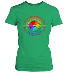 Rainbow Black Lives Matter Science LGBT Pride Flower Women's T-Shirt Women's T-Shirt - belovedtshirt
