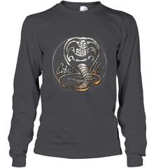 Cobra Kai Rusted Steel Snake Logo Long Sleeve T-Shirt Long Sleeve T-Shirt - belovedtshirt