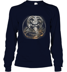 Cobra Kai Rusted Steel Snake Logo Long Sleeve T-Shirt Long Sleeve T-Shirt - belovedtshirt