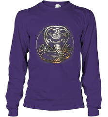 Cobra Kai Rusted Steel Snake Logo Long Sleeve T-Shirt Long Sleeve T-Shirt - belovedtshirt