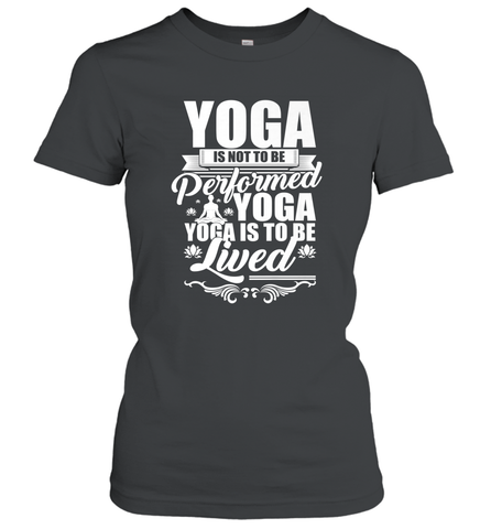 Yoga is More Than Yoga It's a Lifestyle Women's T-Shirt Women's T-Shirt / Black / S Women's T-Shirt - belovedtshirt