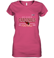 Arizona Cardinals NFL EST Football 1920 Women's V-Neck T-Shirt Women's V-Neck T-Shirt - belovedtshirt