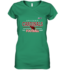 Arizona Cardinals NFL EST Football 1920 Women's V-Neck T-Shirt Women's V-Neck T-Shirt - belovedtshirt