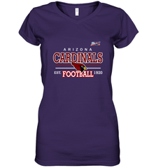 Arizona Cardinals NFL EST Football 1920 Women's V-Neck T-Shirt Women's V-Neck T-Shirt - belovedtshirt