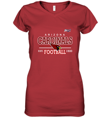 Arizona Cardinals NFL EST Football 1920 Women's V-Neck T-Shirt Women's V-Neck T-Shirt - belovedtshirt