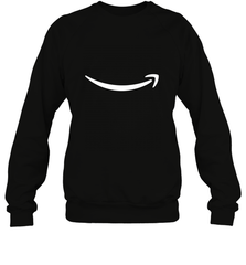 Smile Shirt  White Logo Crewneck Sweatshirt Crewneck Sweatshirt - belovedtshirt