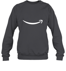 Smile Shirt  White Logo Crewneck Sweatshirt Crewneck Sweatshirt - belovedtshirt