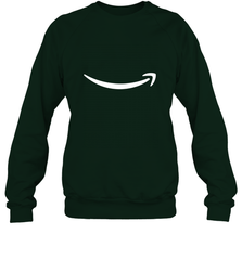 Smile Shirt  White Logo Crewneck Sweatshirt Crewneck Sweatshirt - belovedtshirt