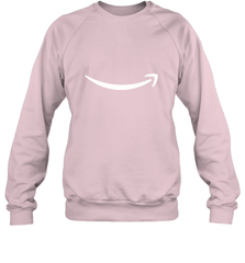 Smile Shirt  White Logo Crewneck Sweatshirt Crewneck Sweatshirt - belovedtshirt