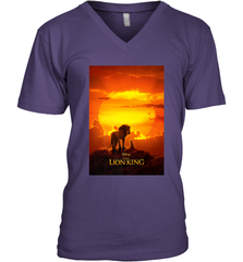 Disney The Lion King Live Action Movie Poster Men's V-Neck Men's V-Neck - belovedtshirt