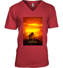 Disney The Lion King Live Action Movie Poster Men's V-Neck Men's V-Neck - belovedtshirt