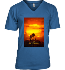 Disney The Lion King Live Action Movie Poster Men's V-Neck Men's V-Neck - belovedtshirt