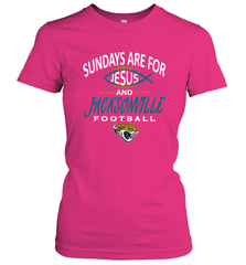 Sundays Are For Jesus and Jacksonville Funny Football Women's T-Shirt Women's T-Shirt - belovedtshirt