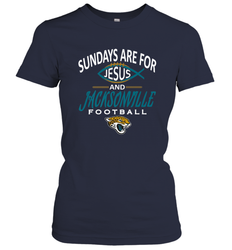Sundays Are For Jesus and Jacksonville Funny Football Women's T-Shirt