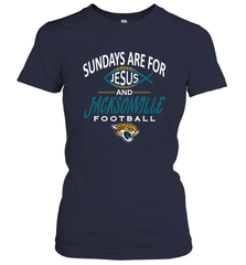 Sundays Are For Jesus and Jacksonville Funny Football Women's T-Shirt Women's T-Shirt - belovedtshirt