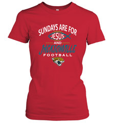 Sundays Are For Jesus and Jacksonville Funny Football Women's T-Shirt Women's T-Shirt - belovedtshirt
