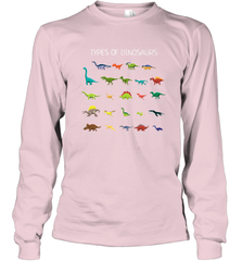 Types Of Dinosaurs Long Sleeve T-Shirt Long Sleeve T-Shirt - belovedtshirt