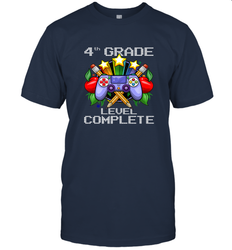 4th Grade Level Complete Back To School Gift Boys Girls Men's T-Shirt