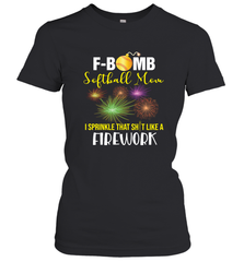 F Bomb Softball Mom Women's T-Shirt Women's T-Shirt - belovedtshirt