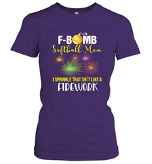 F Bomb Softball Mom Women's T-Shirt Women's T-Shirt - belovedtshirt
