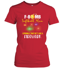 F Bomb Softball Mom Women's T-Shirt Women's T-Shirt - belovedtshirt