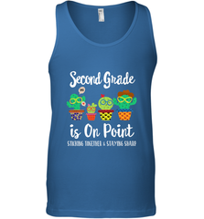 2nd Grade is on point, 1st day of school cactus teacher gift Men's Tank Top Men's Tank Top - belovedtshirt