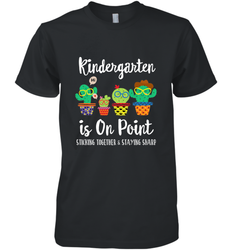 Kindergarten is on point, 1st day of school cactus teacher Men's Premium T-Shirt