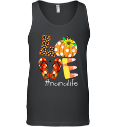 Funny Love Nanalife Pumpkin Flip Flops Nana Life Halloween Men's Tank Top