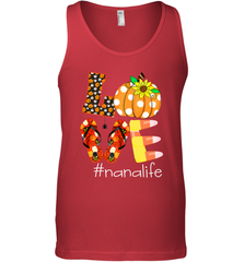 Funny Love Nanalife Pumpkin Flip Flops Nana Life Halloween Men's Tank Top Men's Tank Top - belovedtshirt