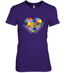April is autism awareness month T shirt Women's Premium T-Shirt Women's Premium T-Shirt - belovedtshirt
