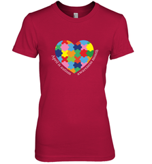 April is autism awareness month T shirt Women's Premium T-Shirt Women's Premium T-Shirt - belovedtshirt