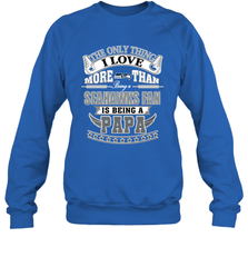 NFL The Only Thing I Love More Than Being A Seattle Seahawks Fan Is Being A Papa Football Crewneck Sweatshirt Crewneck Sweatshirt - belovedtshirt