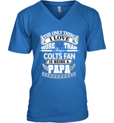 NFL The Only Thing I Love More Than Being A Indianapolis Colts Fan Is Being A Papa Football Men's V-Neck Men's V-Neck - belovedtshirt