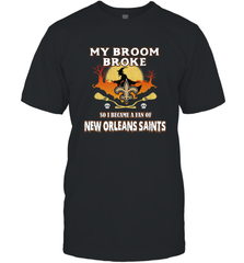Broom Broke So I Became A Fan of New Orleans Saints   NFL Halloween Costume Men's T-Shirt Men's T-Shirt - belovedtshirt