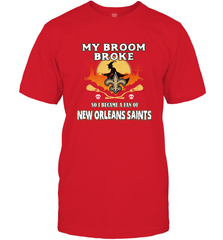 Broom Broke So I Became A Fan of New Orleans Saints   NFL Halloween Costume Men's T-Shirt Men's T-Shirt - belovedtshirt