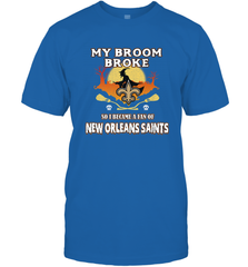 Broom Broke So I Became A Fan of New Orleans Saints   NFL Halloween Costume Men's T-Shirt Men's T-Shirt - belovedtshirt