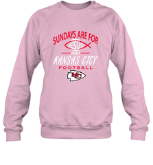 Sundays Are For Jesus and Kansas City Funny Football Crewneck Sweatshirt Crewneck Sweatshirt - belovedtshirt