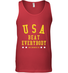 USA Beat Everybody Shirt _ USA Beat Everybody Men's Tank Top Men's Tank Top - belovedtshirt