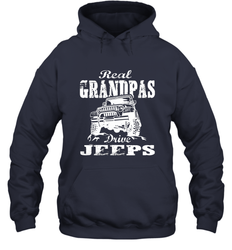 Funny Gift Papa Real Granddpas Drive Hooded Sweatshirt