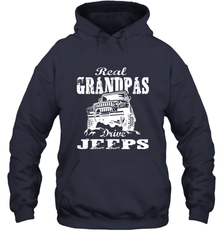 Funny Gift Papa Real Granddpas Drive Hooded Sweatshirt Hooded Sweatshirt - belovedtshirt