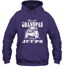 Funny Gift Papa Real Granddpas Drive Hooded Sweatshirt Hooded Sweatshirt - belovedtshirt