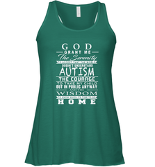 A shirt about Autism Women's Racerback Tank Women's Racerback Tank - belovedtshirt