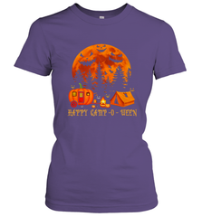Happy Camp O Ween Funny Camping Halloween Costume Camper RV Women's T-Shirt Women's T-Shirt - belovedtshirt