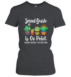 2nd Grade is on point, 1st day of school cactus teacher gift Women's T-Shirt